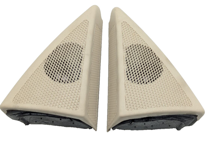 03-06 Mercedes W211 E500 Tweeter Speaker & Covers Pair OEM���