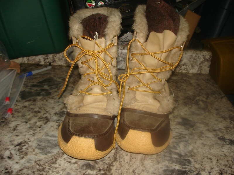 Sorel Canada Nanook Leather Winter Boots w/ Wool Liner Women’s Size 8