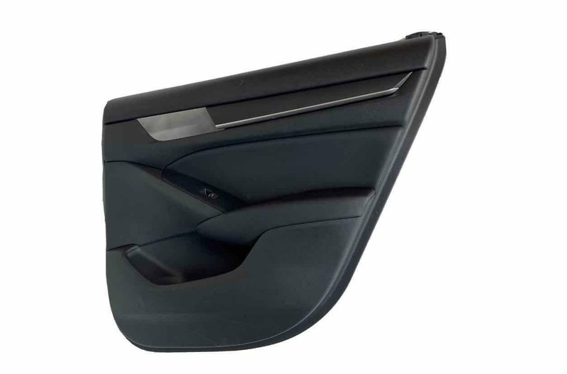 2018 HONDA ACCORD REAR RIGHT PASSENGER SIDE DOOR TRIM PANEL BLACK 83700TVAA04ZA