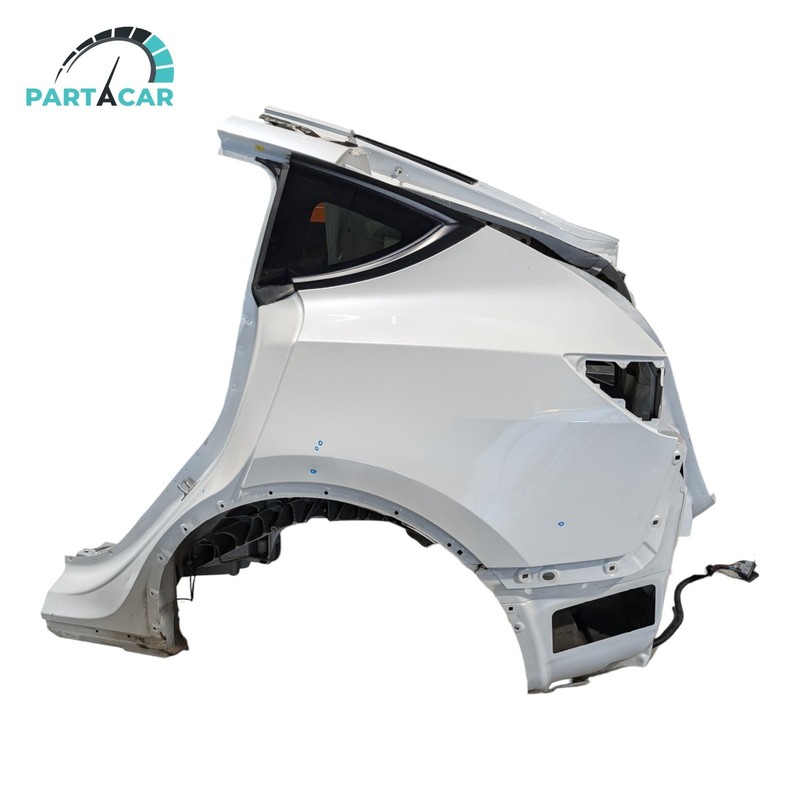 2020-2023 Tesla Model Y MY Rear Driver Side Quarter Cut Out w/ Glass PPSW DENTS