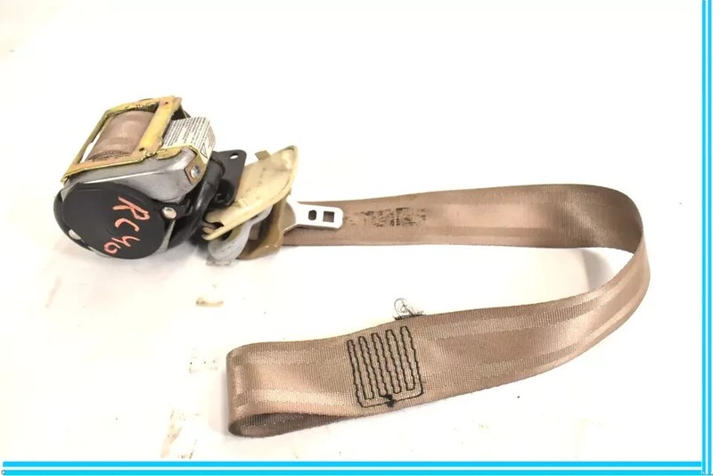 97-03 Jaguar XK8 XKR X100 Front Right Side Seat Belt Retractor HJA7010AB Tan OEM