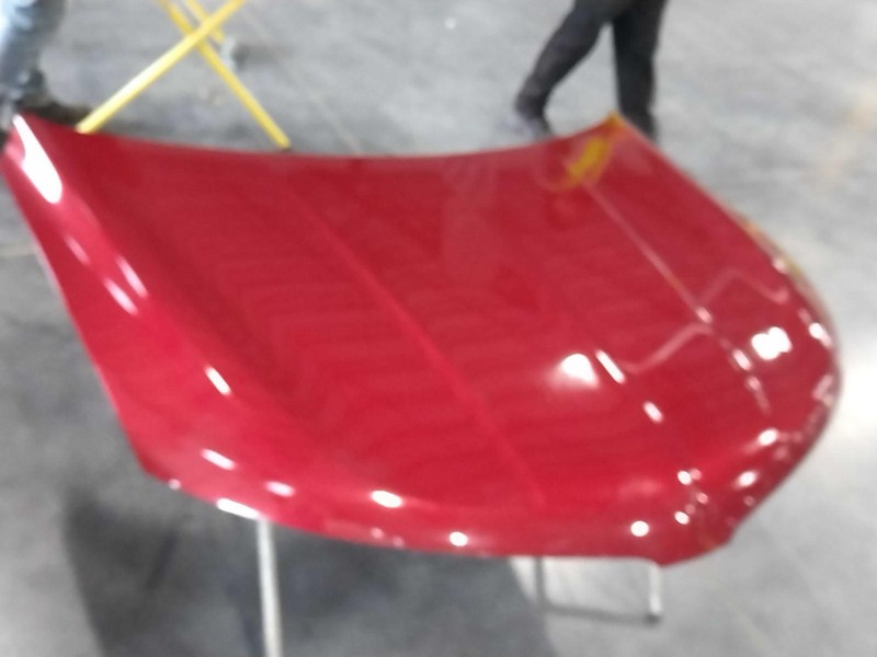 2016 Lincoln MKX Hood Panel OEM Red 4WD 3.7L 107K Miles FA1Z16612A