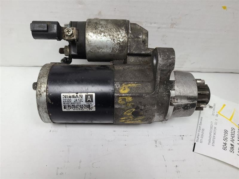 Starter Motor 6 Cylinder Coupe Fits 07-13 ALTIMA 489123