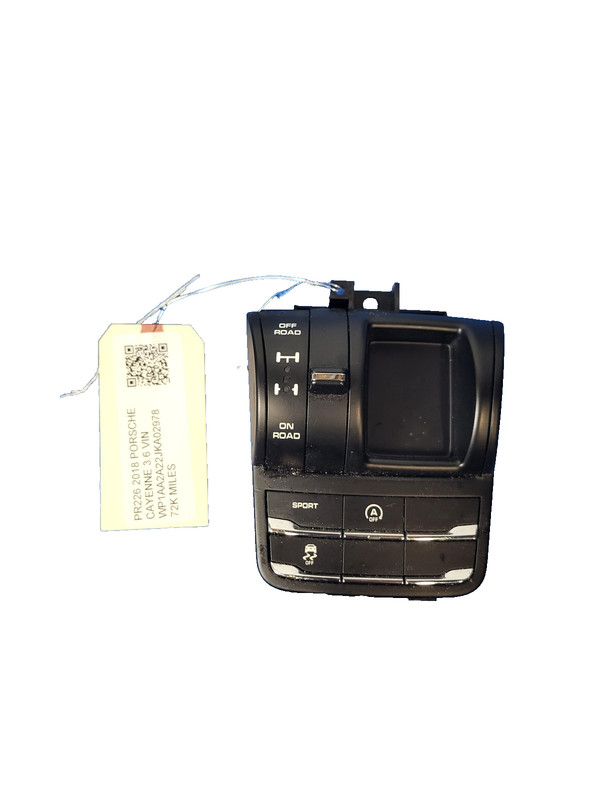 Used Oem Porsche Drive Mode Traction Control Switch for 2015-2018 Cayenne 3.6L