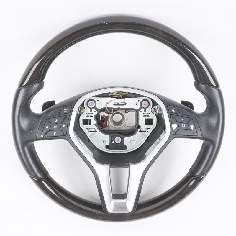 11-13 Mercedes W207 E350 E550 Coupe Steering Wheel Leather OEM