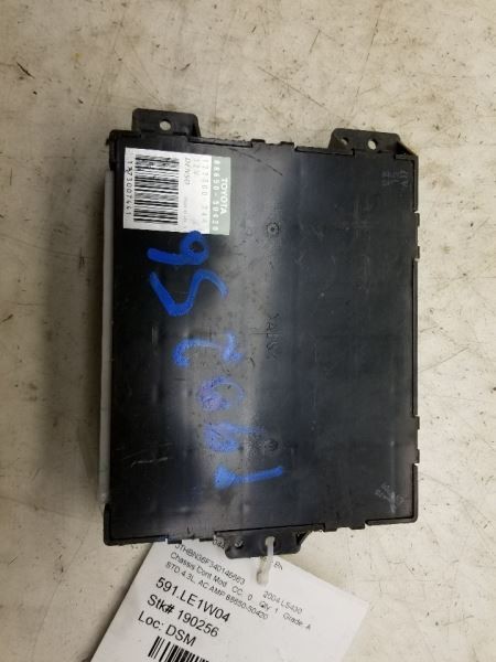 2004 LEXUS LS430 4.3L RWD AT AC AMP CONTROL MODULE ECM