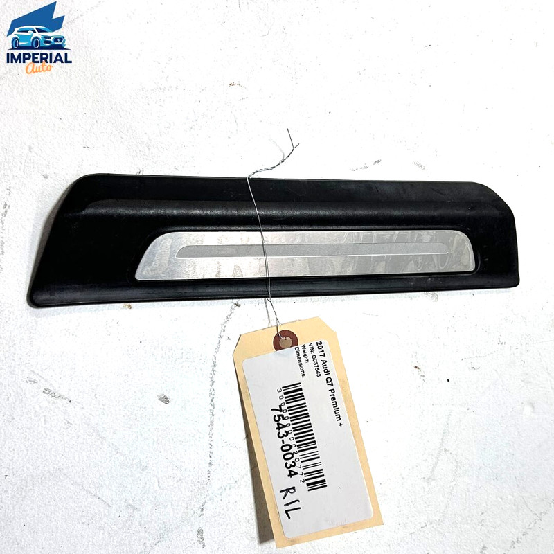 2017-2023 Audi Q7 Premium Rear Left Driver Door Sill Scuff Plate Cover Trim OEM