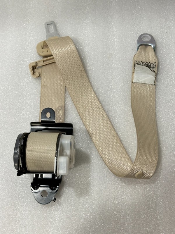 07-12 Lexus LS460 Rear Center Seat Belt Seatbelt Retractor Beige OEM LA00