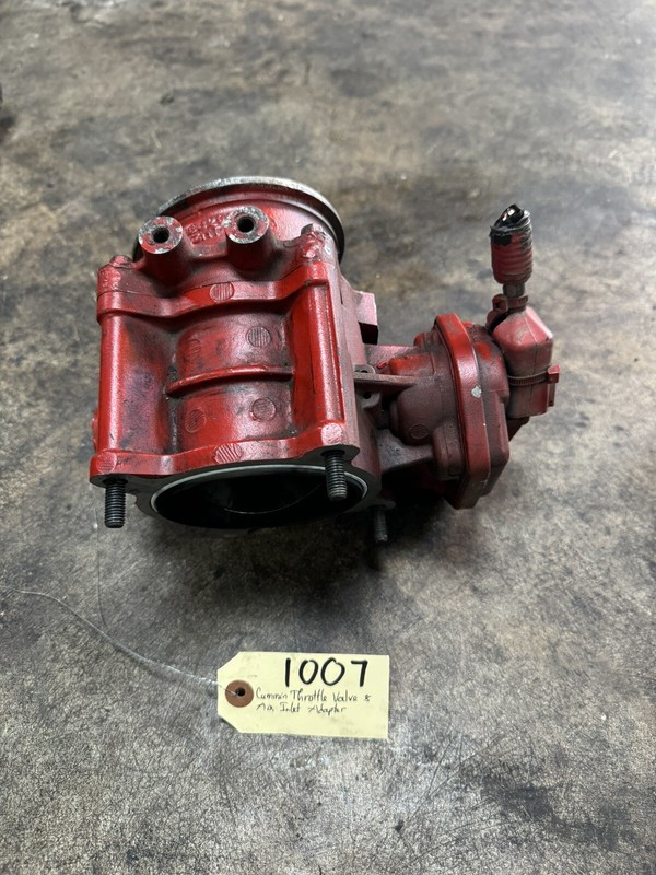 Cummins ISX Throttle Valve - P/N: 3691169 & Air Inlet Adapter - P/N: 3688296