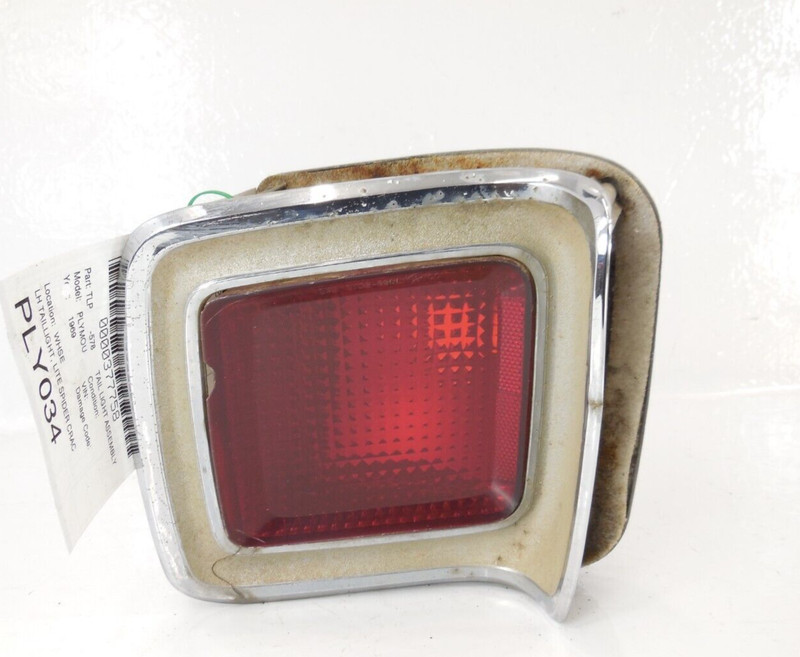 Plymouth Satellite Tail Light Lamp Driver Left OEM 1969 69