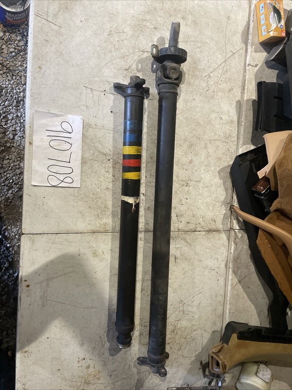 1986 - 1991 Mercedes Benz 420SELW126 Drive Shaft Cardan Propeller SET Oem