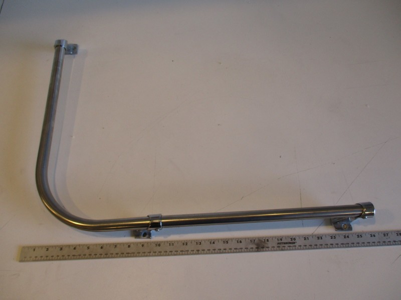 Renken Marine Boat Stainless Steel 90 Degree Curve Grab Rail 25" x 19"