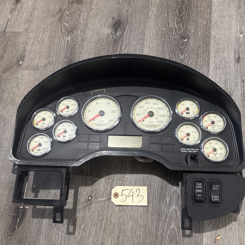 INTERNATIONAL DASH CLUSTER 6112230C95, POLLAK 32484-647 Pro Star