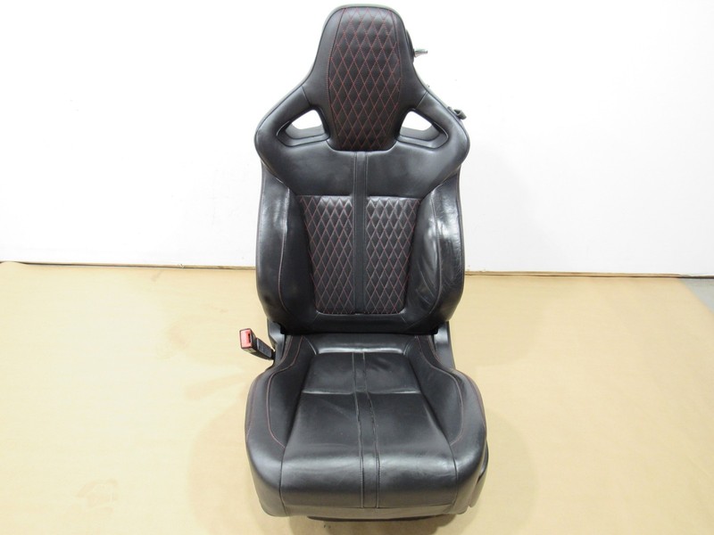 10-15 Jaguar XK XKR 2014 Front Left Seat Cushion Assembly Red Stitching |:M