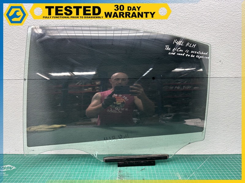 15-19 Subaru Legacy REAR LEFT DRIVER SIDE DOOR WINDOW GLASS OEM