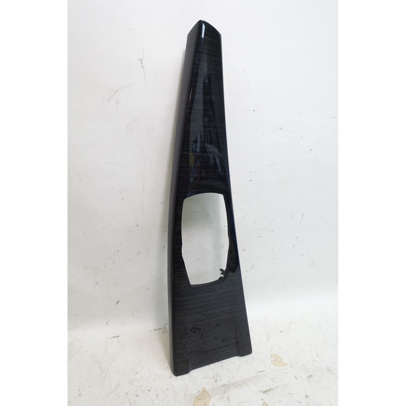 12-17 BMW F30 3-Series Front Center Console Wood Trim Fine Line Anthracite OEM