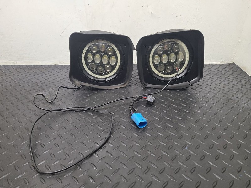 03-09 Hummer H2 Halogen Led Headlights W/ Wiring OEM 15269179