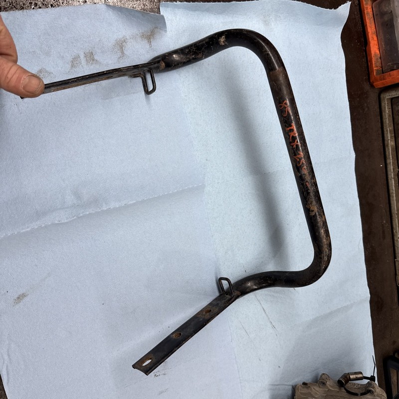 1985 HONDA FOURTRAX TRX 250 TRX250 2x4 Rear Grab Bar Rack Support Good