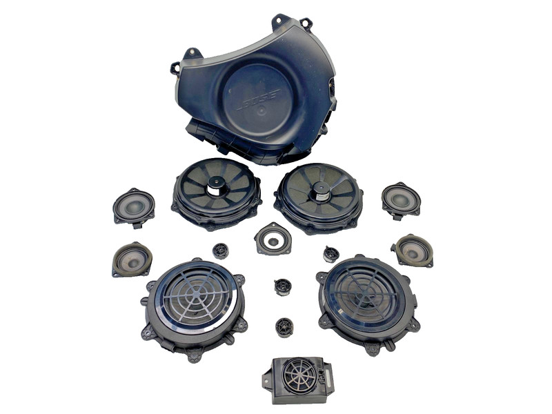 11-14 PORSCHE CAYENNE BOSE RADIO AUDIO SOUND SYSTEM SPEAKER SET 15OEM #A0.61