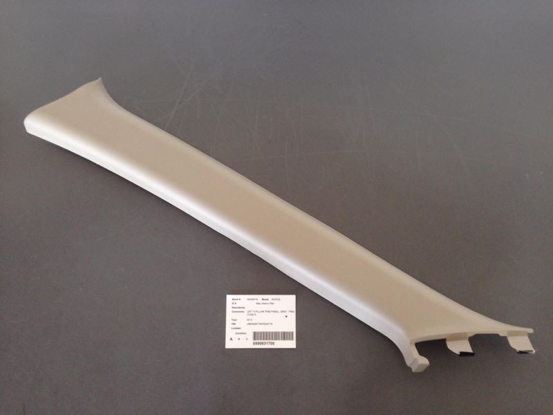 Left Windshield Post A Pillar Trim Panel Gray Fits 2008-2015 Nissan Rogue 74866