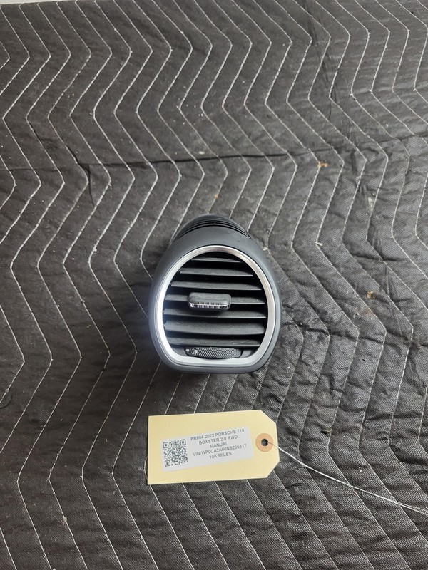 PORSCHE BOXSTER 718 Dash Outer Left A/C Heater Air Vent USED OEM 982619702D