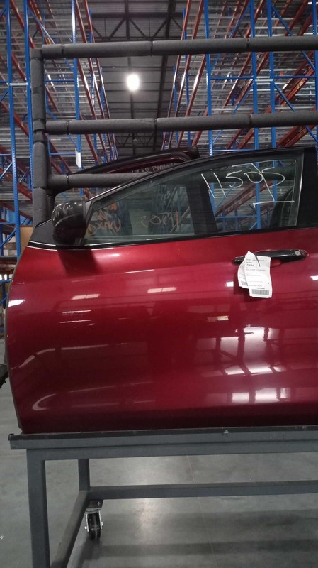2015 Dodge Dart Left Door Red 4DR PW PL PM 116K Miles OEM Used Part