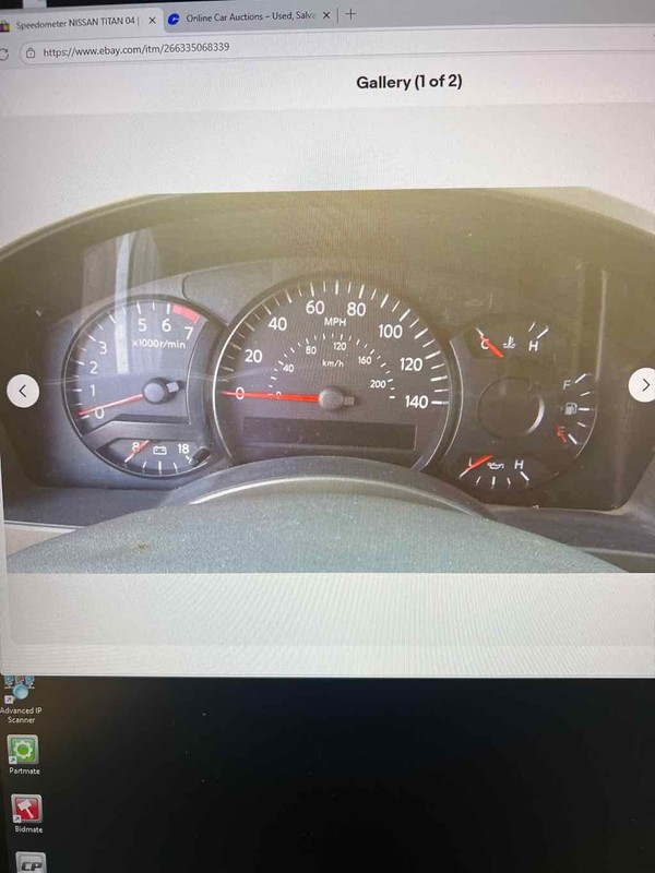 Speedometer NISSAN TITAN 04