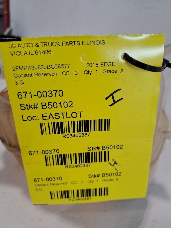 Coolant Reservoir Turbo Fits 15-23 EDGE 3462387