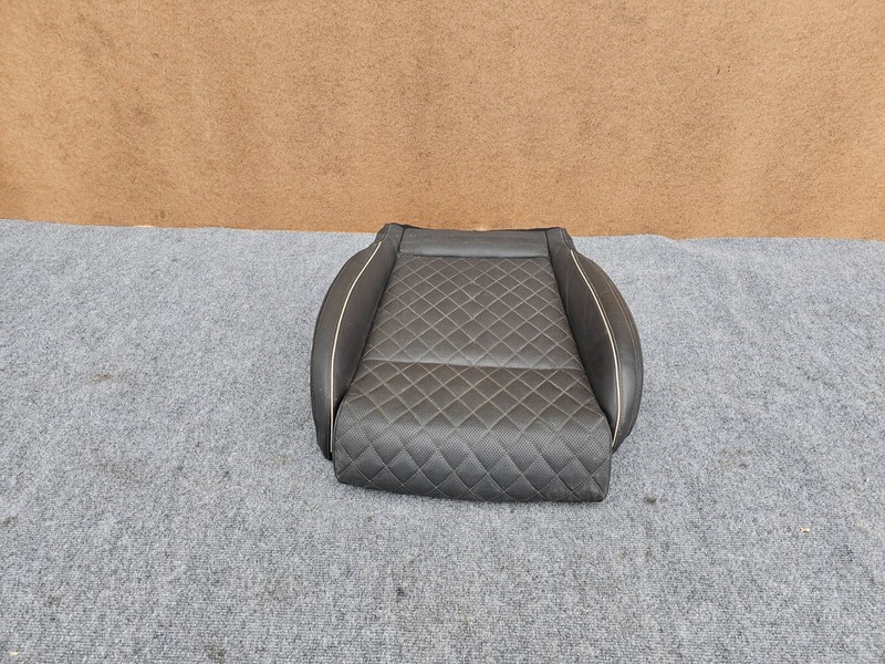 GENESIS G70 2019-2024 OEM FRONT LEFT DRIVER LOWER SEAT SKIN LEATHER ASSY (BLACK)