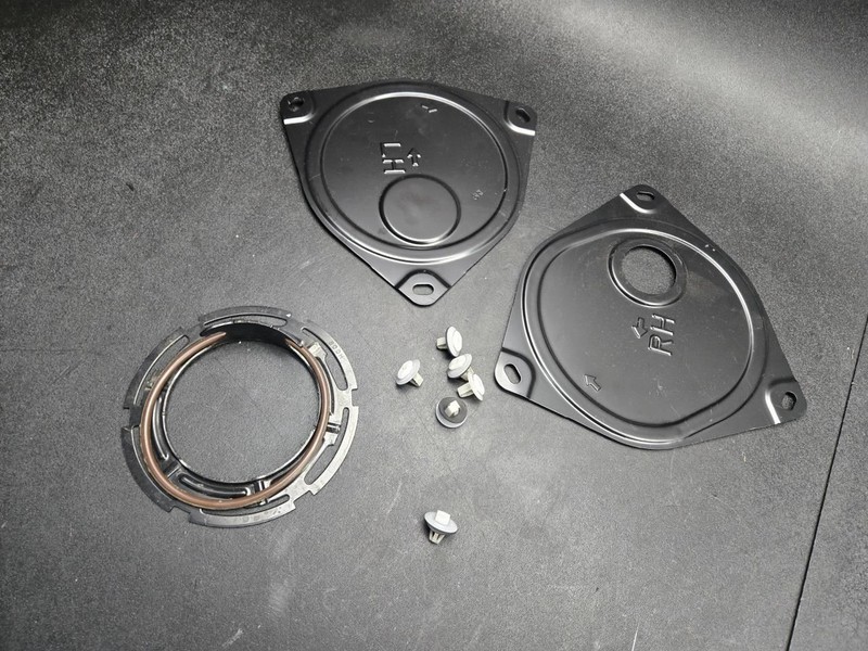 3PC Fuel Pump Lock Ring w/ Access Covers Set 2022 Nissan Rogue 2021 - 2025