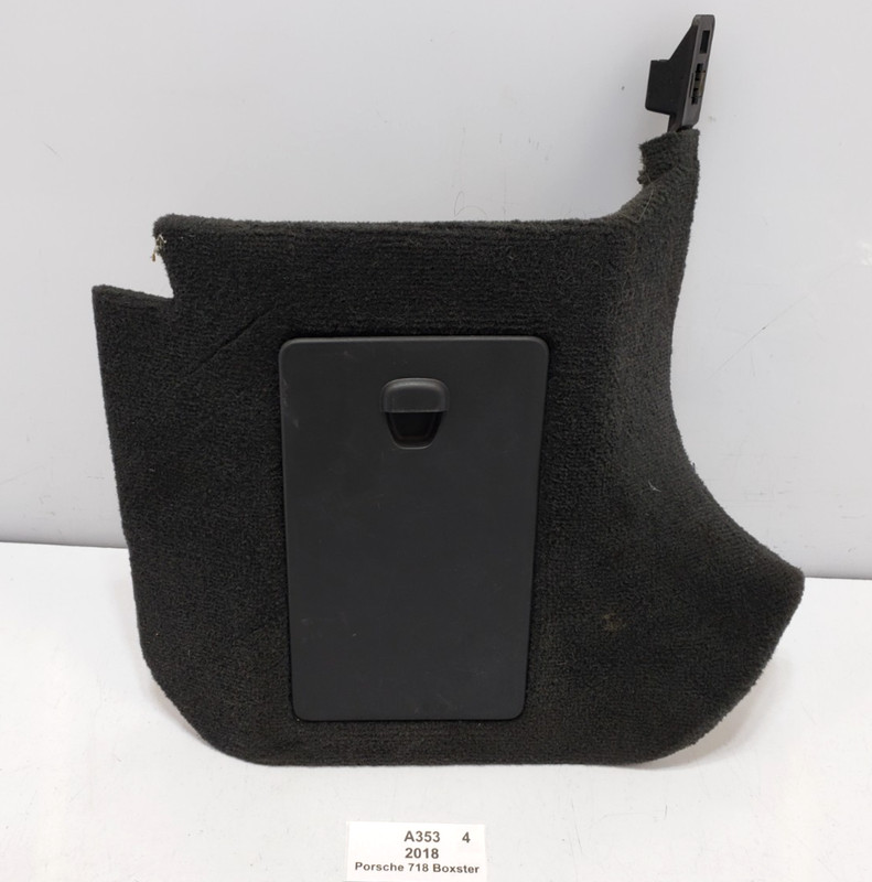 ✅ 12-25 OEM Porsche 718 Boxster 982 Right Passenger Kick Panel Carpet Trim 36k