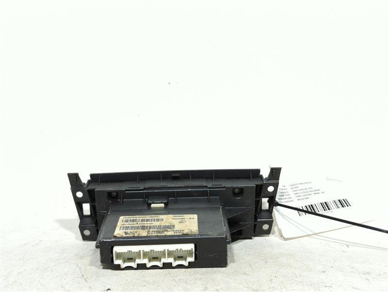 Used A/C Selector Switch fits: 2006 Cadillac Dts main US Grade A