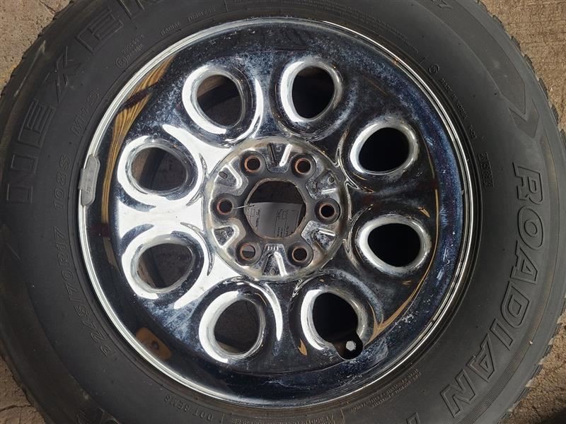 Wheel 17x7-1/2 Steel 8 Hole Chrome Opt PY9 Fits 05-13 SIERRA 1500 PICKUP 563460