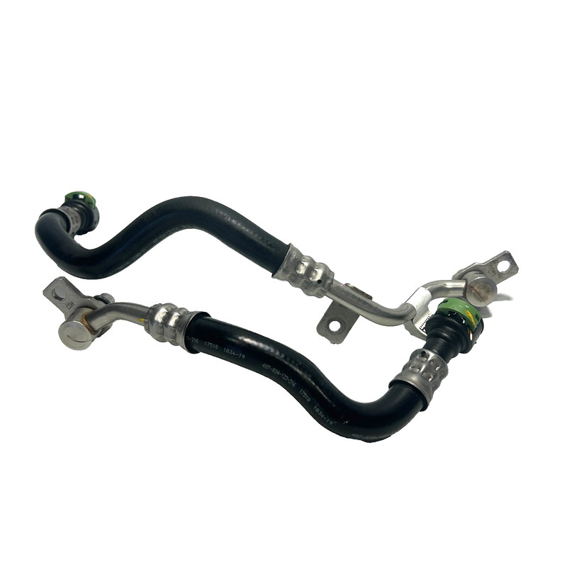 📌 2018-2025 AUDI S5 COUPE TRANSMISSION OIL COOLER OUTLET HOSE TUBE PIPE OEM