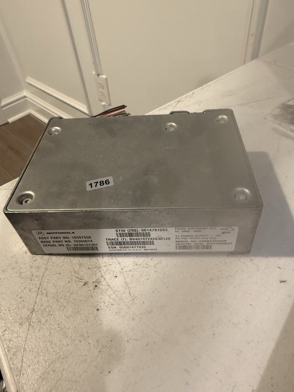 02 03 04 05 06 07 ENVOY ION UPLANDER 10394074 ONSTAR COMMUNICATION MODULE K7556