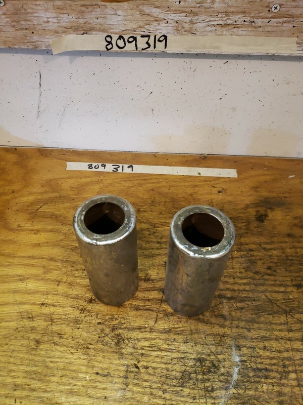 Harley Davidson Shovelhead Panhead rear shock covers set of 2 , 5" × 21/4"