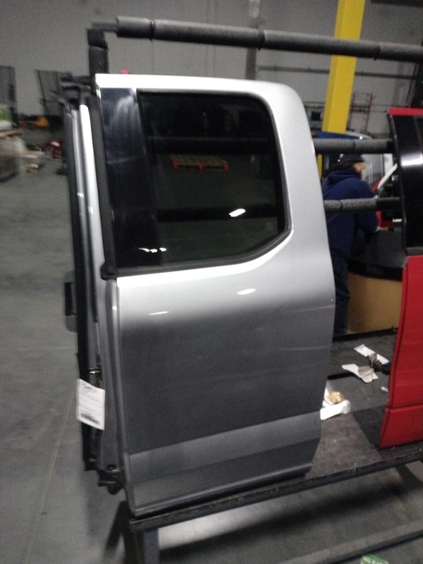 2021 Ford F150 Pickup Left Rear Door Silver OEM Used 126K Miles NJ25-25468