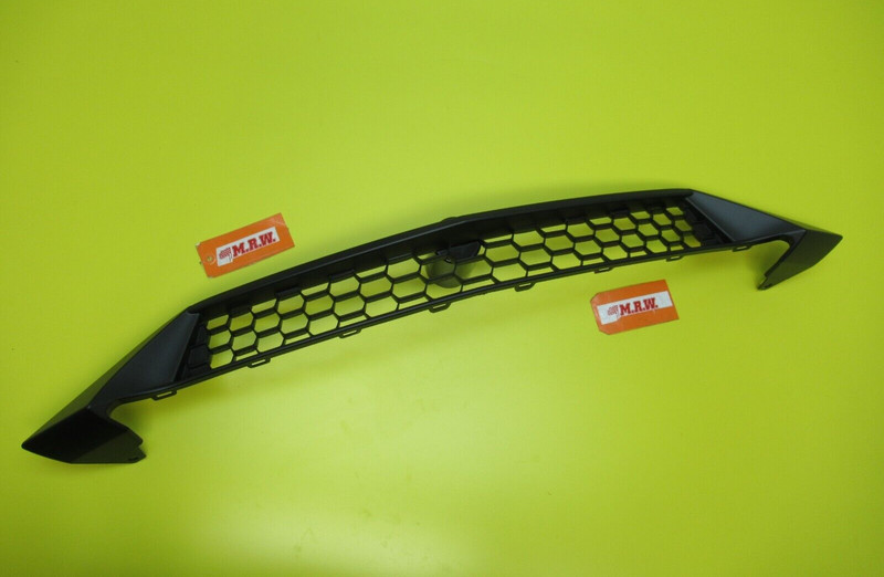 BUMPER GRILL GRILLE COVER CAP FRONT CENTER LOWER Flat Black for ACURA ILX 19-22