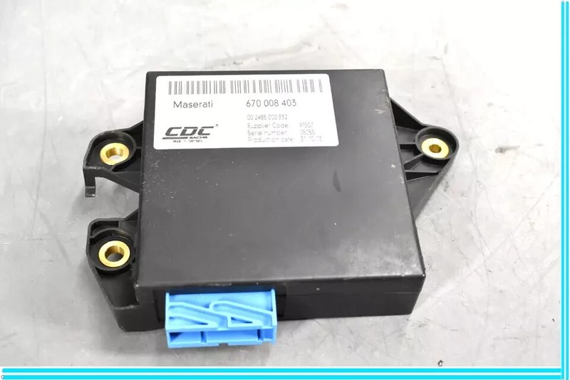 14-15 Maserati Quattroporte SQ4 M156 Suspension Control Module 670008403 OEM