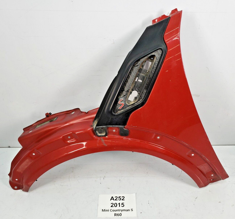 ✅ 11-16 OEM Mini Cooper Countryman S R60 Front Left Driver Fender Panel Red B83