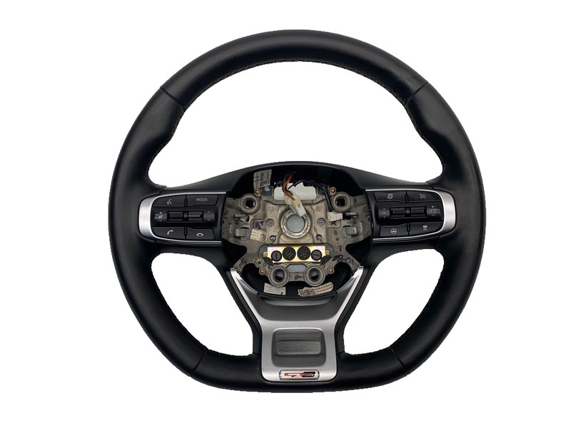 21-24 KIA K5 GT LINE SPORT STEERING WHEEL BLACK OEM A0.64