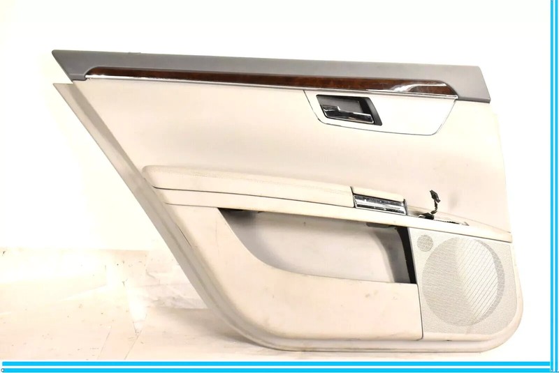 10-13 Mercedes W221 S400 S550 Rear Left Driver Side Interior Door Panel OEM
