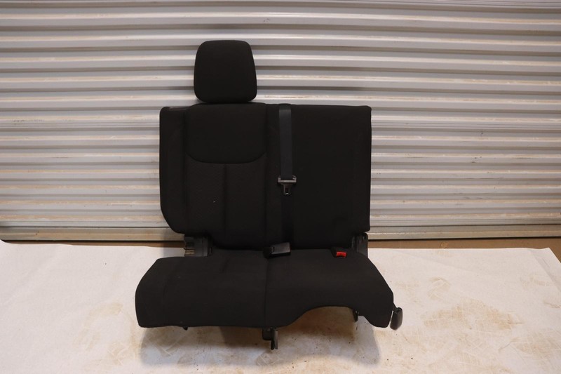 2103-2017 JEEP WRANGLER REAR RIGHT SIDE SEAT BLACK CLOTH OEM
