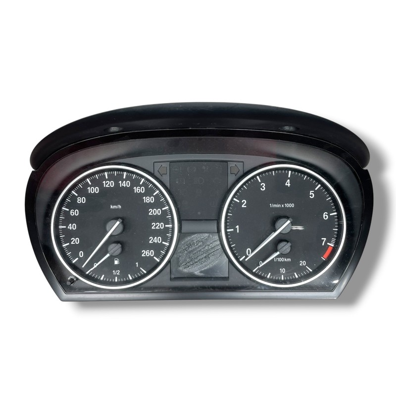 2012-2015 BMW X1 E84 Instrument Gauge Speedometer Cluster KMH For Parts Only OEM