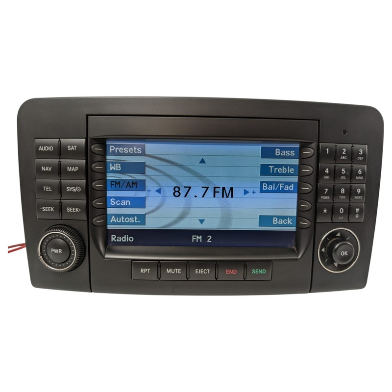 06-08 Mercedes W164 ML500 ML350 GL450 Head Unit Command Navigation Radio CD OEM