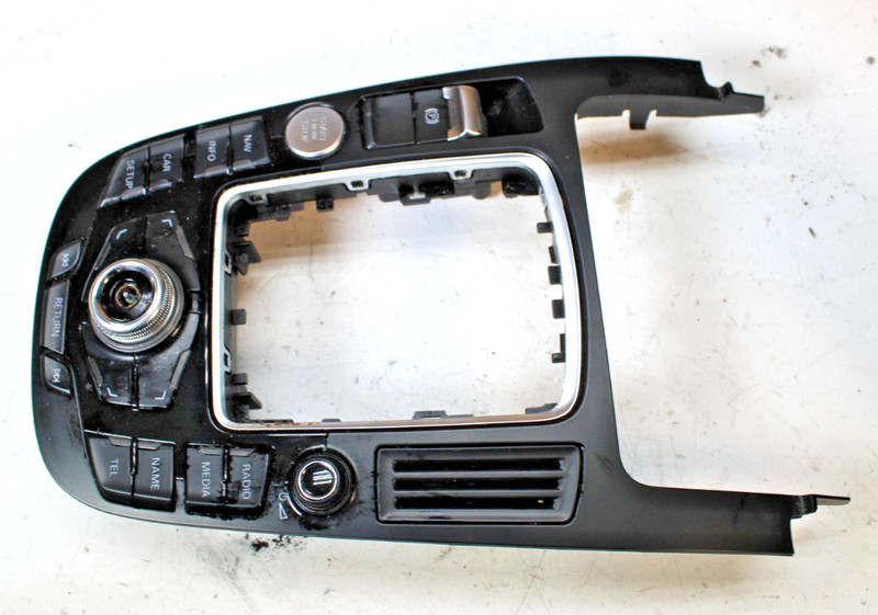 09-12 AUDI S4 A4 S5 Q5 MMI CENTER CONTROL PANEL TRIM8T0919609F OEM & SANA