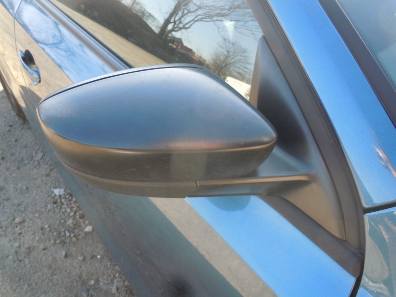 11-16 Volkswagen Jetta Sdn Power Door Mirror Passenger Right Manual Fold OEM Htd