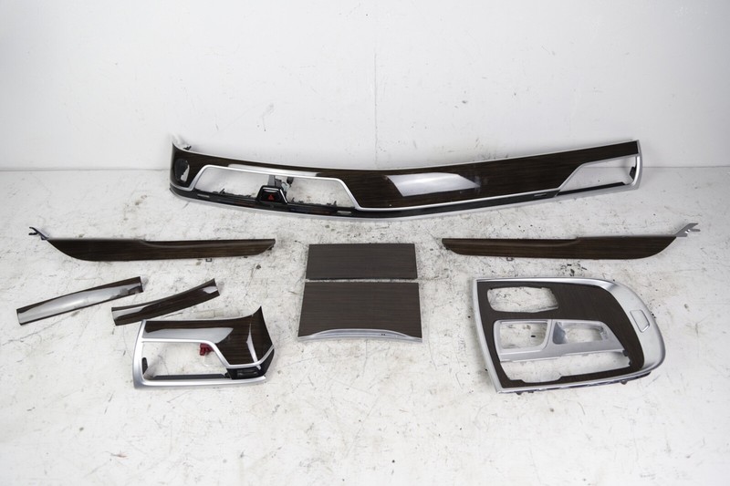 16-18 BMW G12 Dash Doors Air Vent Fine Wood Fineline Highly Shiny Trim Cover SET