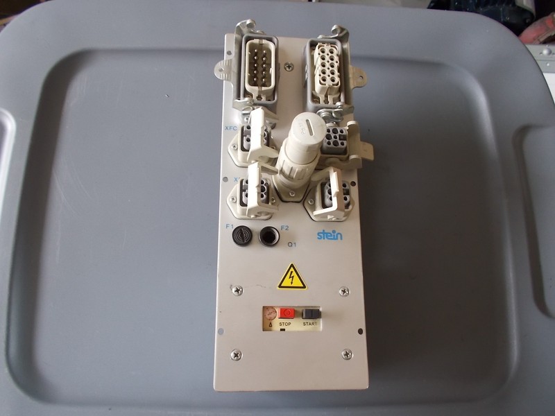 Stein Connector Panel Assembly Pr. 3 w/ (4) Harting PC-GF & R15-99