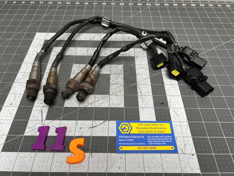 05-15 Mercedes OXYGEN O2 SENSOR LAMBDA SET OF 4 OEM